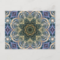 New Age Bohemian Yoga Bleu Purple Mandala