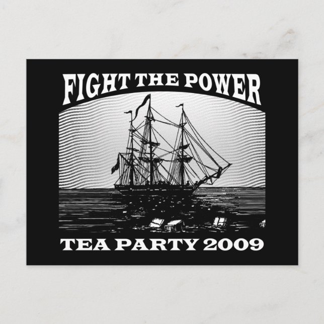 Carte Postale New American Tea Party 2009 (Devant)