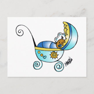 Carte Postale new born baby