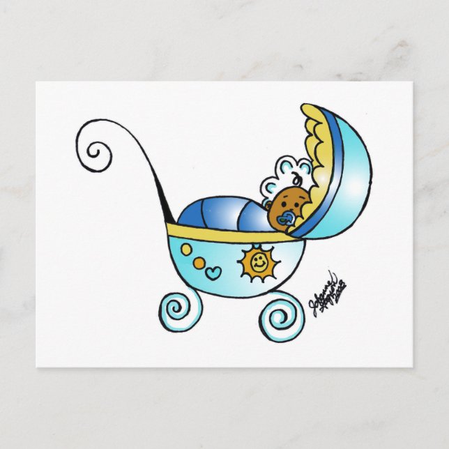 Carte Postale new born baby (Devant)