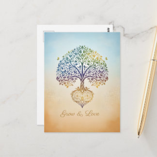 Carte Postale New Grow and love design