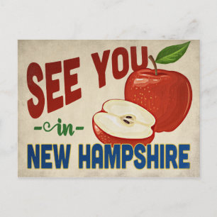 Carte Postale New Hampshire Apple - Vintage voyage