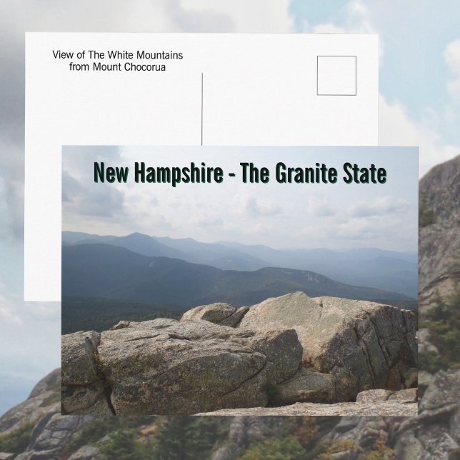 Carte Postale New Hampshire Granite State Montagnes Blanches (Créateur téléchargé)