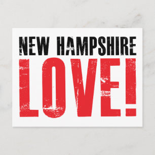 Carte Postale New Hampshire Love