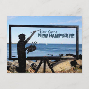 Carte Postale New Hampshire, New Castle Great Island Sculpture