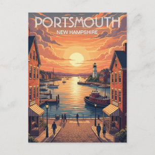 Carte Postale New Hampshire Portsmouth Travel
