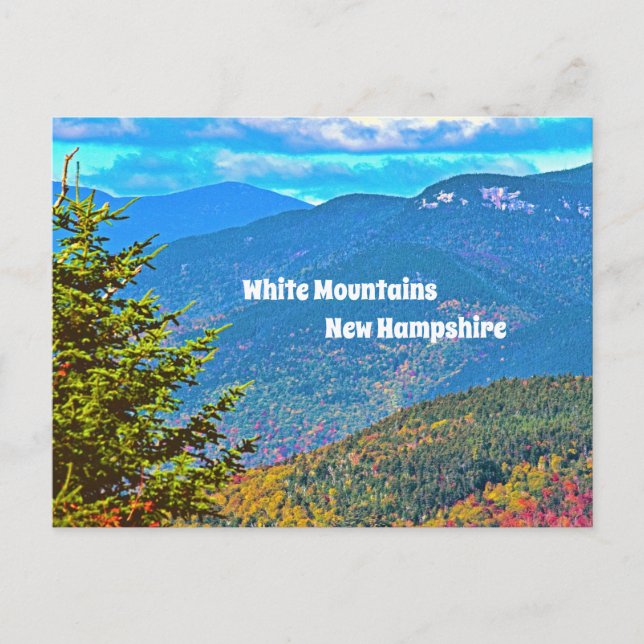 Carte postale New Hampshire White Mountains (Devant)