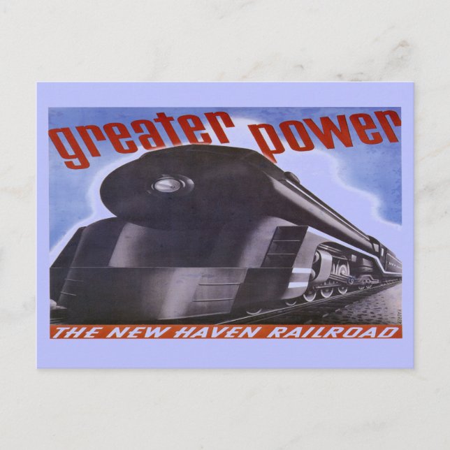 Carte postale New Haven Railroad Greater Power 193 (Devant)