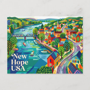 Carte Postale New Hope USA