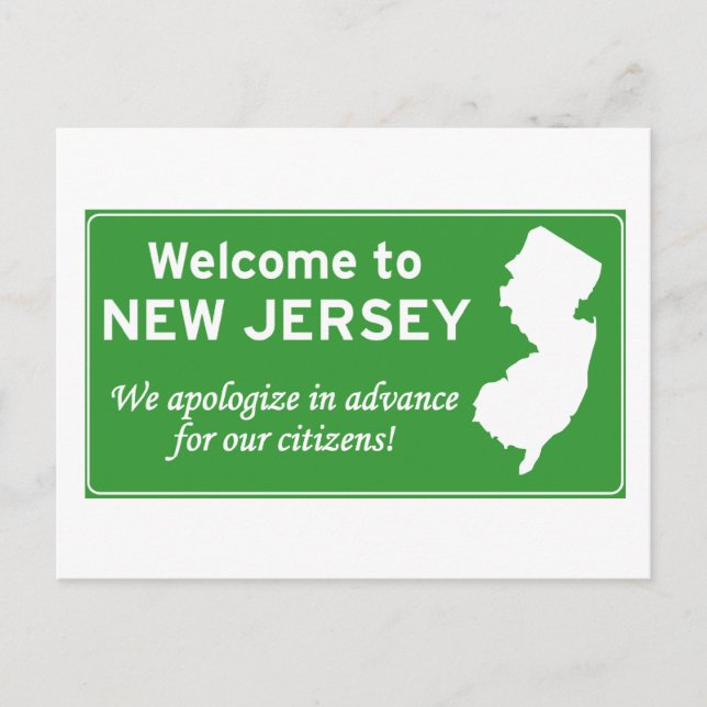 Carte Postale New Jersey (Devant)