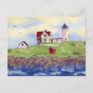 Carte postale New Light House York Maine