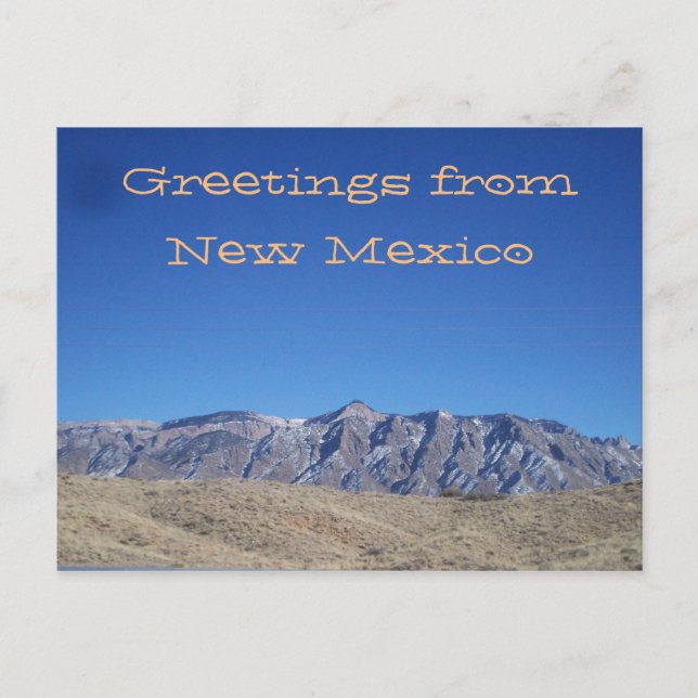 Carte postale New Mexico Mountain View (Devant)