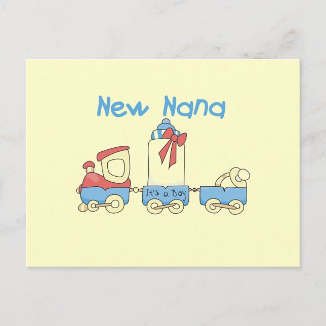 Carte Postale New Nana - Train Tshirts et cadeaux (Devant)