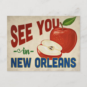 Carte Postale New Orleans Louisiana Apple - Vintage voyage