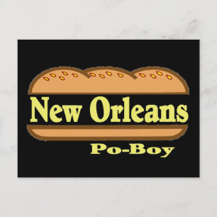Carte Postale New Orleans Po Boy