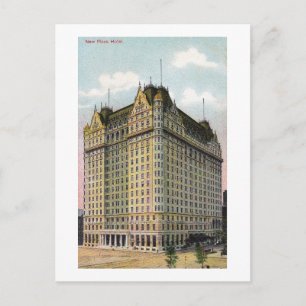 Carte Postale New Plaza Hotel, New York City Vintage