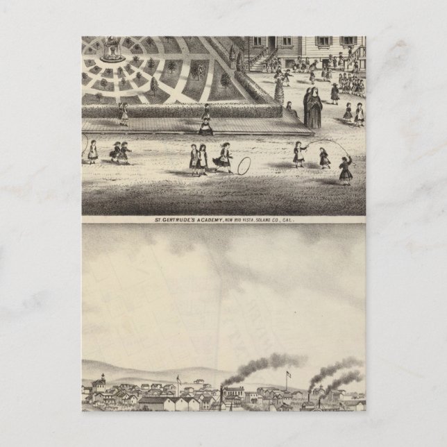 Carte Postale New Rio Vista, Académie (Devant)