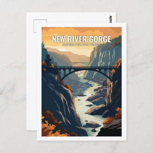 Carte Postale New River Gorge National Park West Virginia USA