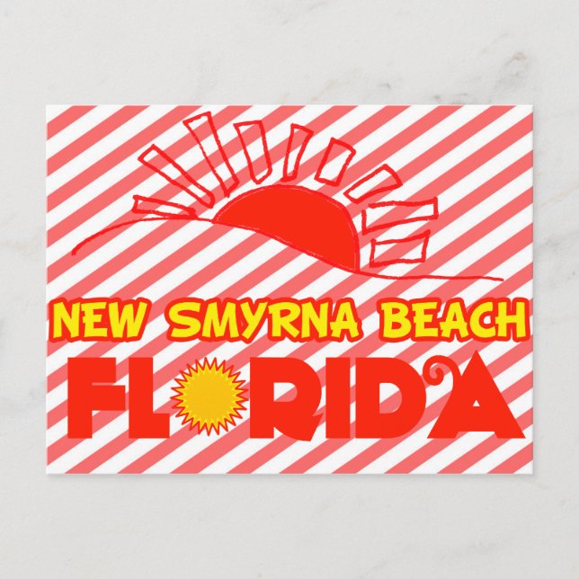 Carte Postale New Smyrna Beach, Floride (Devant)