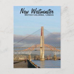 Carte Postale New Westminster Quay Boardwalk et Harbour