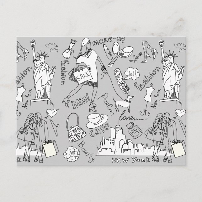 Carte Postale New York (Devant)