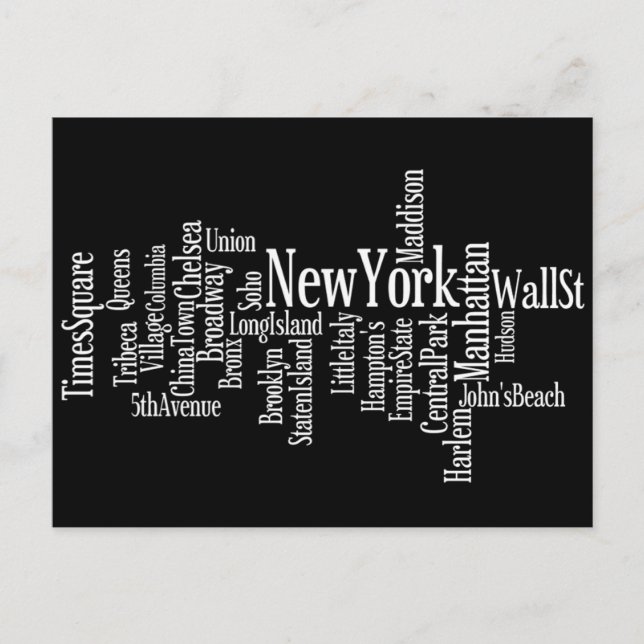 Carte postale New York (Devant)