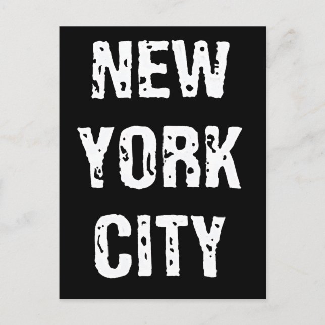 Carte Postale New York (Devant)