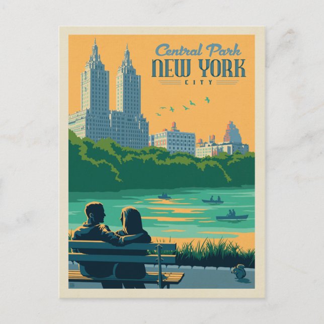 Carte Postale New York | Central Park (Devant)