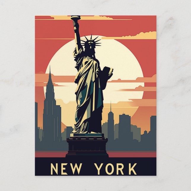 Carte Postale New York City (Devant)