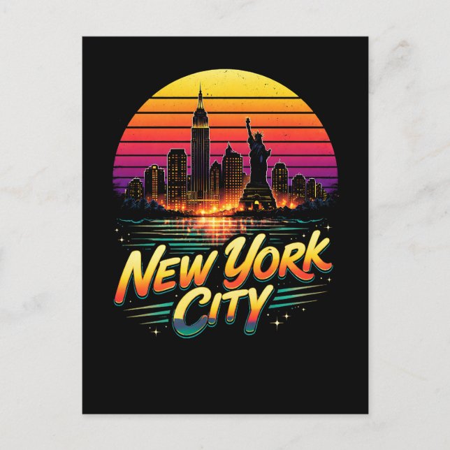 Carte Postale New York City (Devant)
