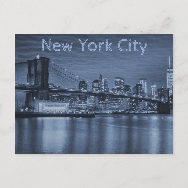 Carte Postale New York City Arctic Skyline (Devant)