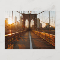 New York City Brooklyn Bridge Sunrise