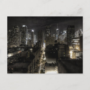 Carte Postale New York City la nuit