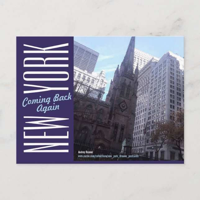 Carte Postale New York City-Manhattan (Devant)