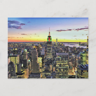 Carte Postale New York City Manhattan Skyline