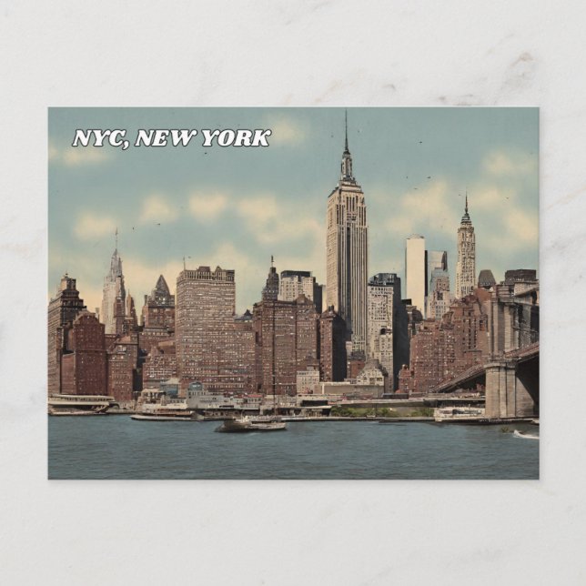 Carte Postale New York City, New York Travel (Devant)