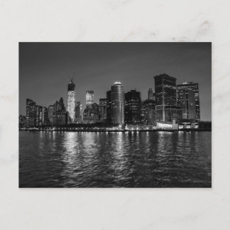 Carte Postale New York City Night Skyline