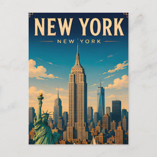 Carte Postale 🗽 New York City USA  Skyline Visite 🗽