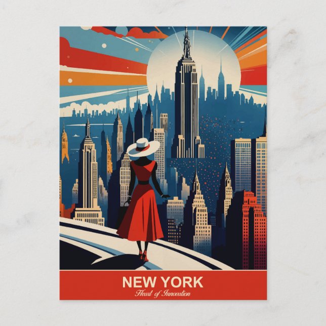 Carte Postale New York : Coeur de l'innovation (Devant)