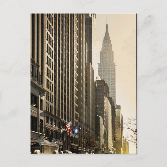 Carte Postale New York, E 42 St et Chrysler Building (Devant)