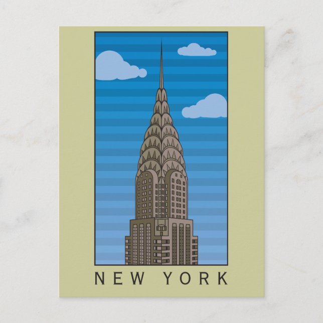 Carte Postale New York Empire State Building (Devant)