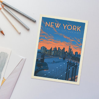 Carte Postale New York | La ville des rêves