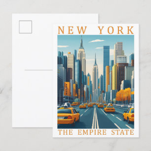Carte Postale New York l'Empire State USA Travel Place