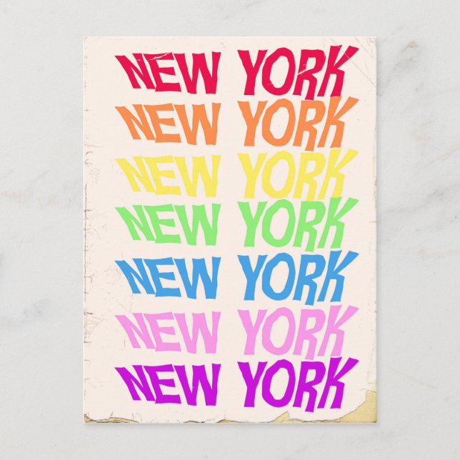 Carte Postale New York New York (Devant)