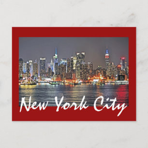 Carte Postale New York, New York, États-Unis