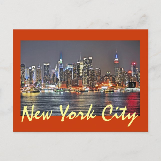 Carte Postale New York, New York, États-Unis (Devant)