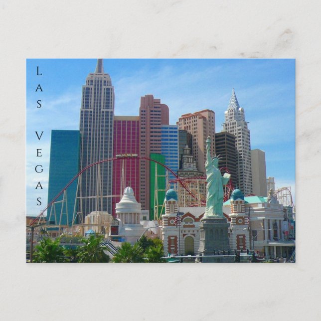 Carte Postale new york ny, las vegas (Devant)