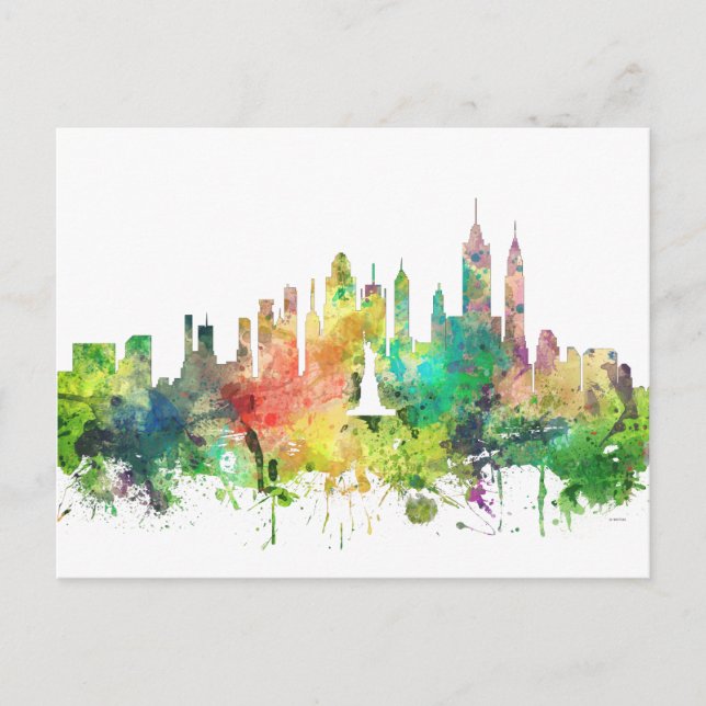 CARTE POSTALE NEW YORK, NY SKYLINE SP - (Devant)