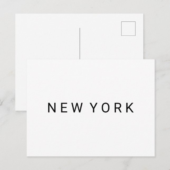 Carte postale NEW YORK NYC City (Devant / Derrière)