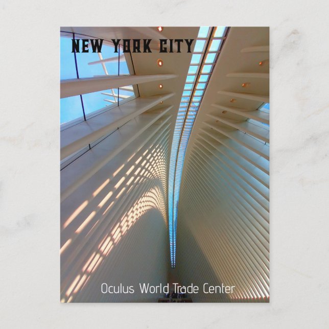 Carte Postale New York - Oculus World Trade Center (Devant)